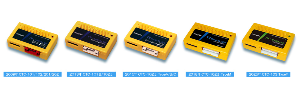インタープランのTVキャンセラー開発実績